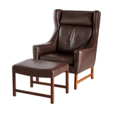 Fauteuil avec ottoman 965h  de Fredrik kayser