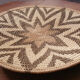 Botswana ethnic braided wall basket
