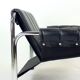 Lounge Chair By Viliam Chlebo In Chrome And Leatherette, Kodreta 1980s