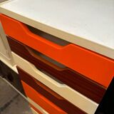 Plastic chest of drawers 1970