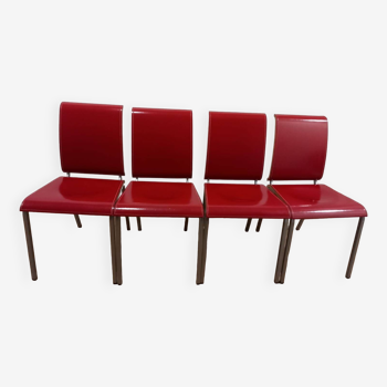 Set of 4 Effezeta chairs, Italy, 1990s