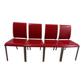 Set of 4 Effezeta chairs, Italy, 1990s