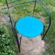 Black lacquered metal armchair Lune d'Argent by Pascal Mourgue 1985