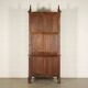 Empire library in mahogany veneer, sessile oak, France, early 19th century.