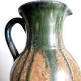 Ceramic pitcher signed vintage