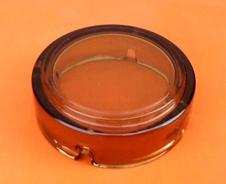 1970s Smoked glass ashtray France