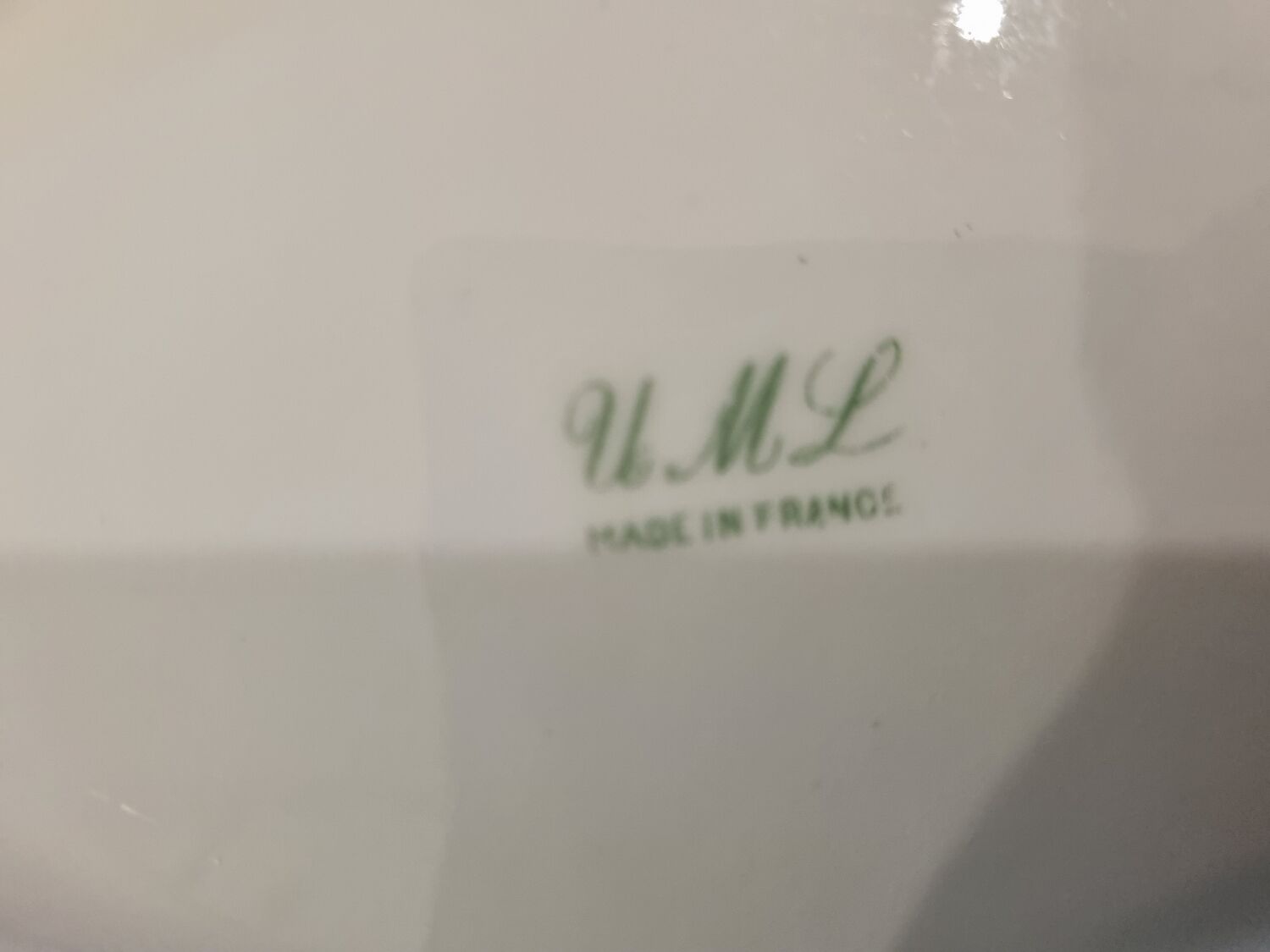 UM Limoges table service, Art Deco gold thread porcelain 80 pieces