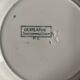 Set of 6 flat plates Terre de Fer, Digoin Sarreguemines, Garland model