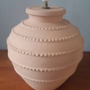 Lampe terre cuite années 60