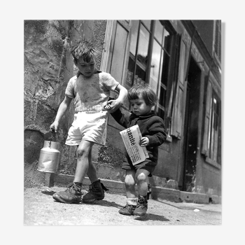 Photographie, "Rue marcelin berthelot, Choisy-le-roi", 1946, 15 x 15 cm