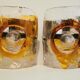 Pair of Murano glass sconces by Carlo Nason for Mazzega 70s