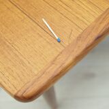 Teak table, Danish design, 60s, made in Denmark