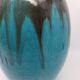 Primavera Vase for Spring in French Art Deco blue ceramic