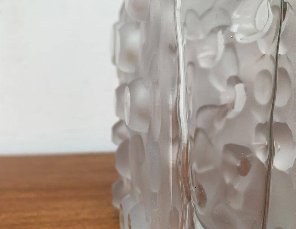 Mid-century German space age bubble glass vase by Gral, 1960s.