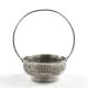Art Nouveau sugar bowl, silver-plated metal, Sweden, early 20th century