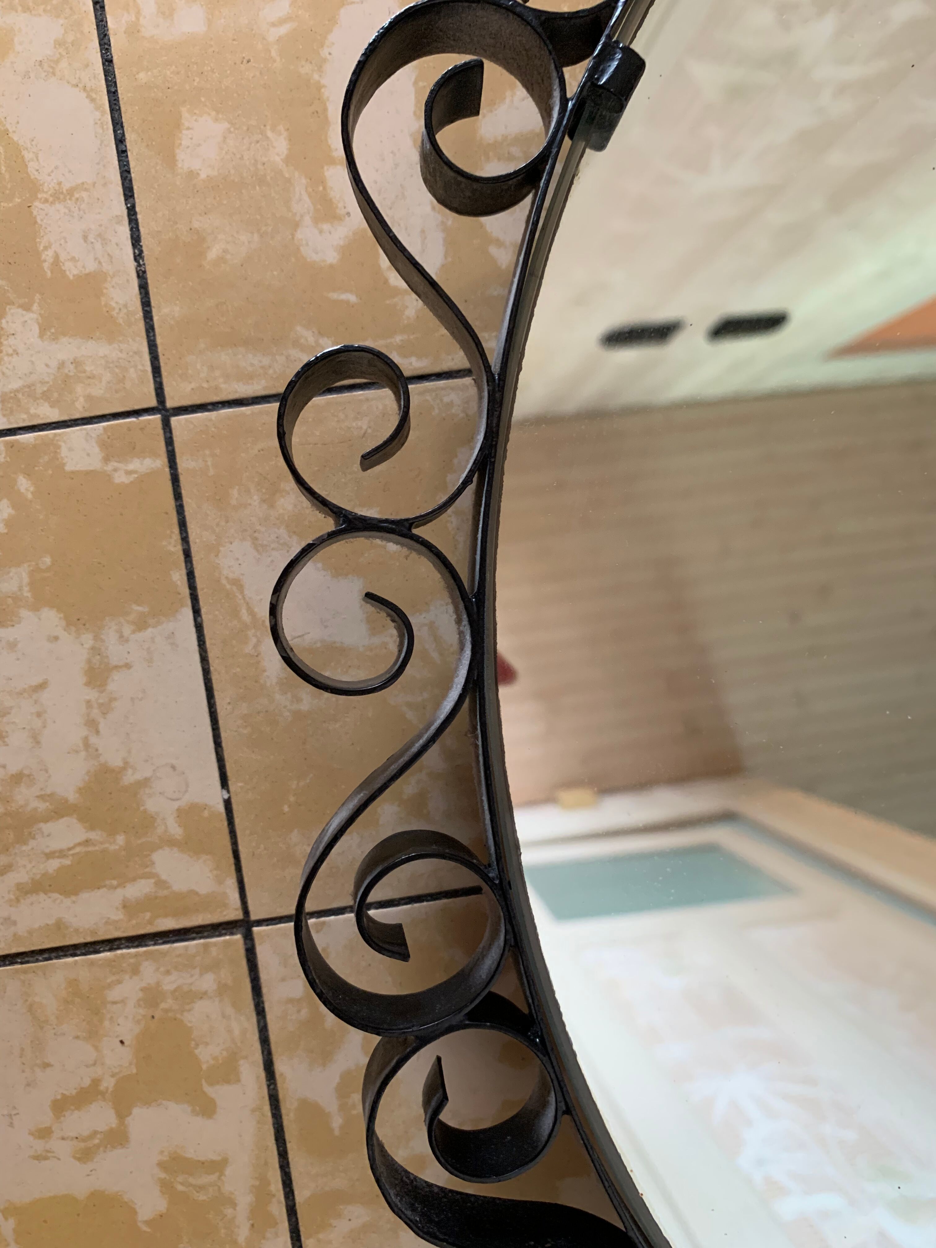 Wrought iron mirrors  38x100cm