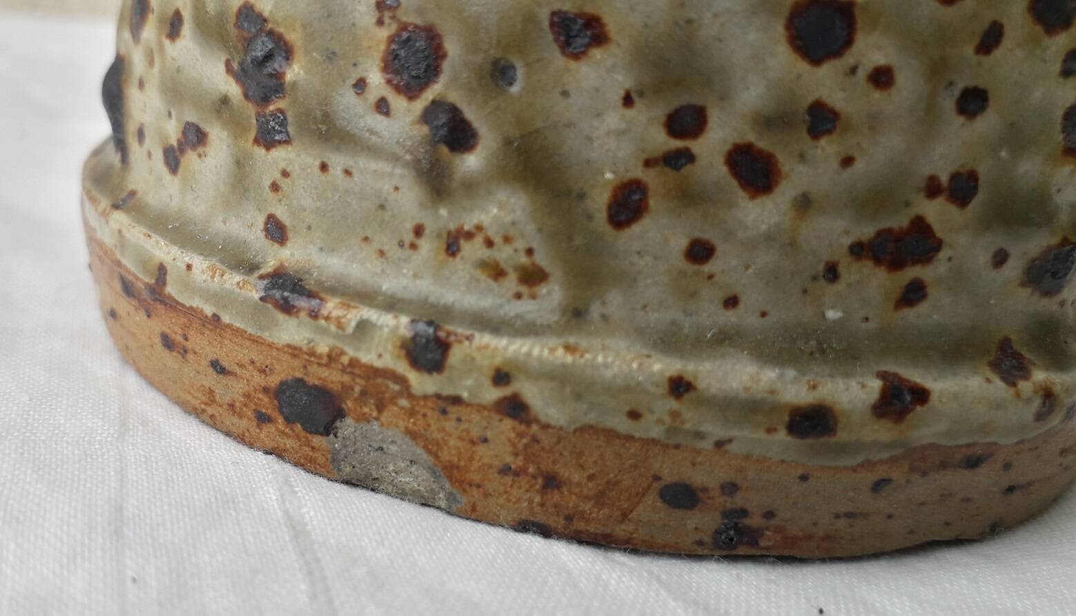 Pyrite stoneware pitcher