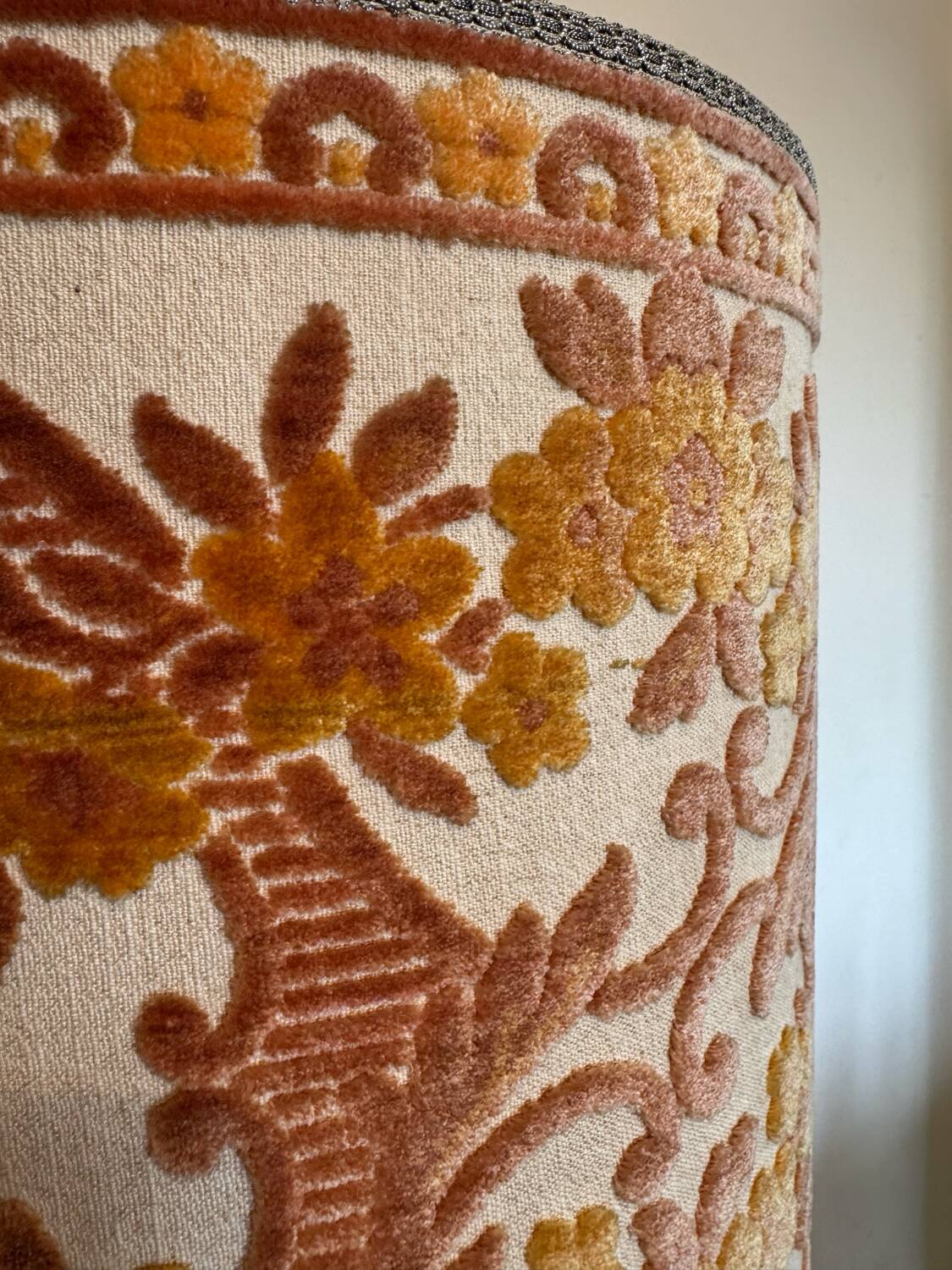 60s floral lampshade