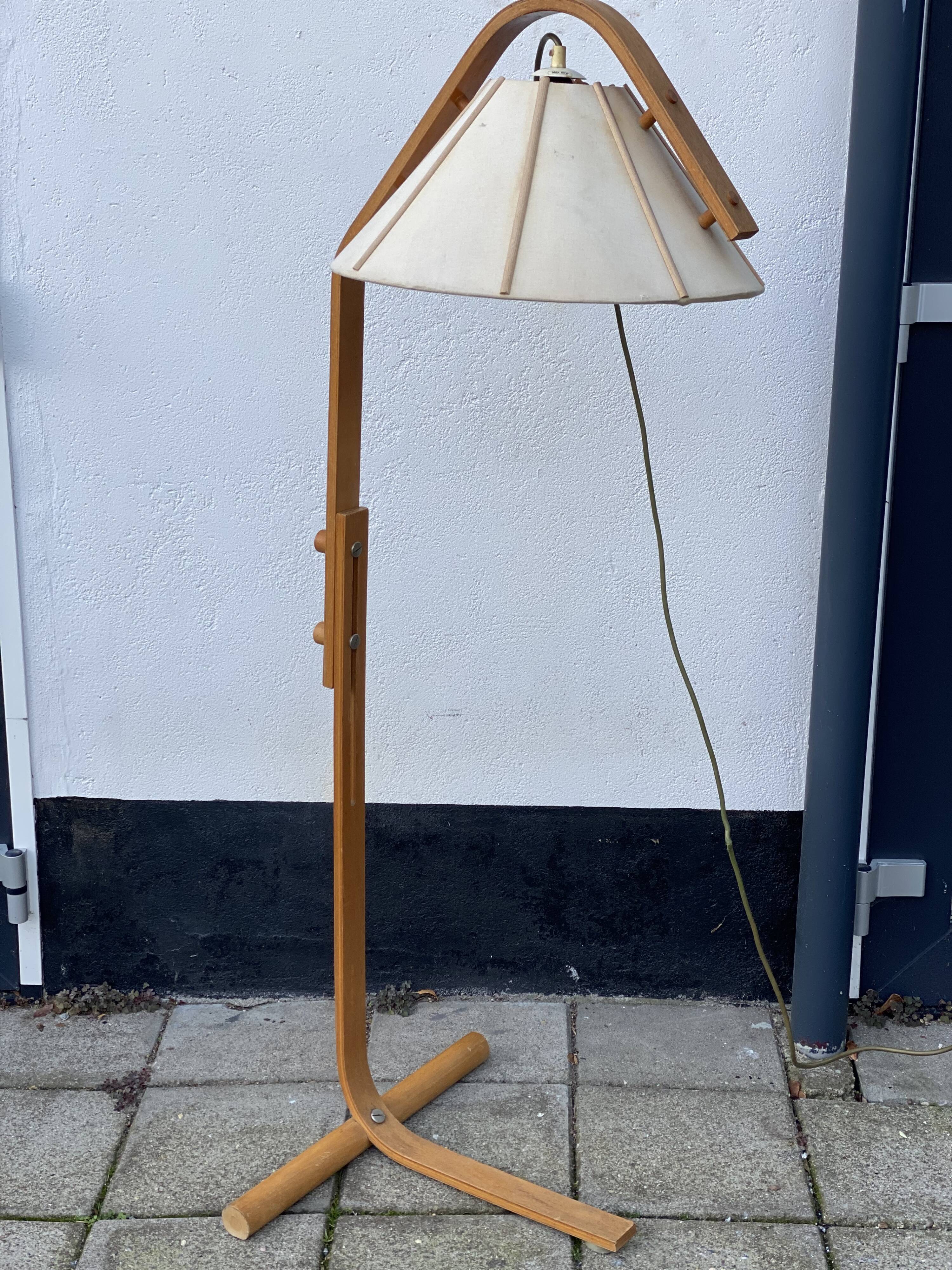 1970’s aneta floor lamp by jan wickelgren