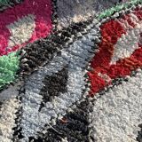 Tapis berbere Boucherouite  – 100 x 210 cm – Fait main au Maroc
