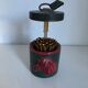 Vintage cigarette holder 1960 Longchamp leather horse - 11 x 10 cm