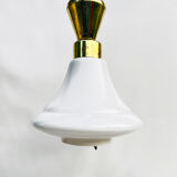 Hanging lamp, Kamenický Šenov, Czechoslovakia, 1950s