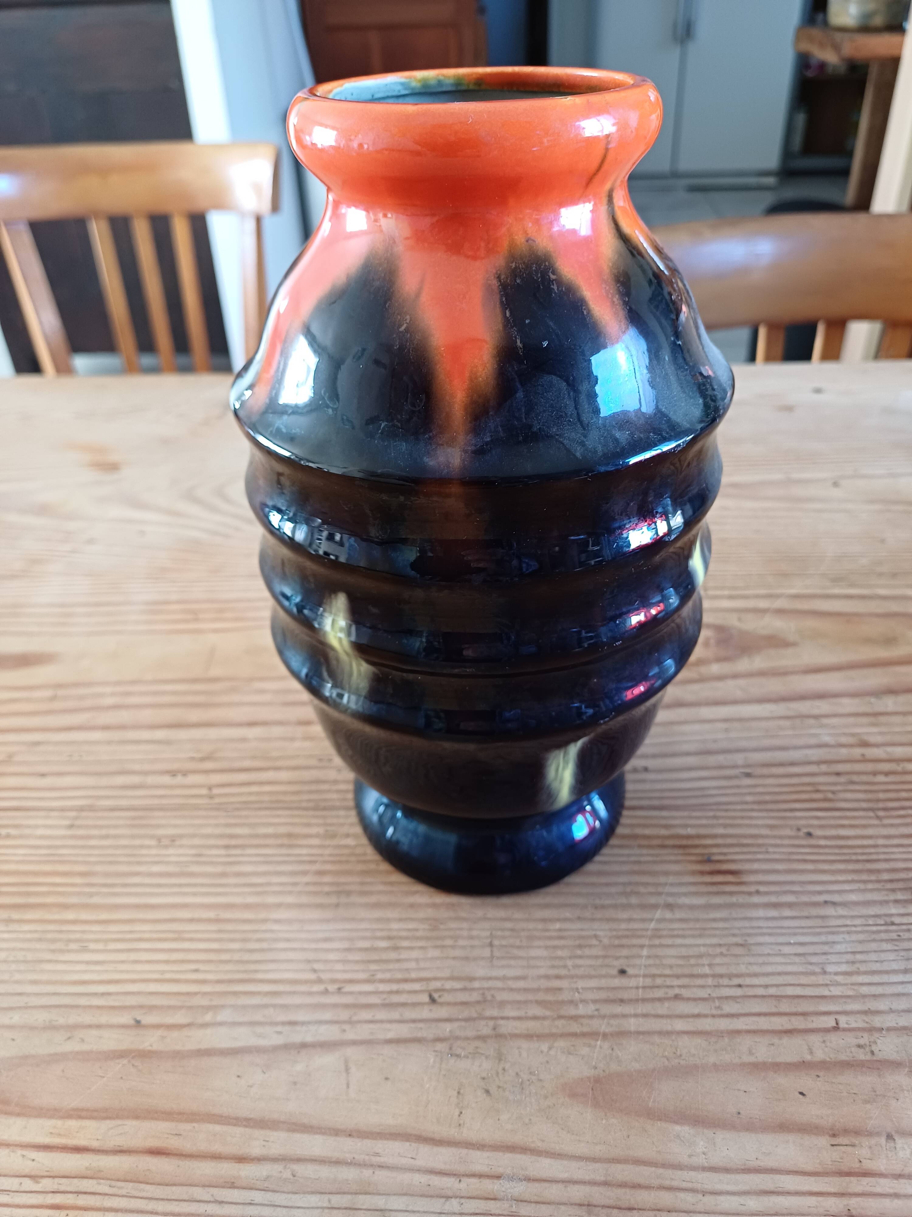 Vintage Earthenware Vase from the 60s