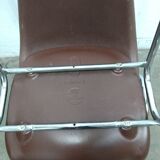Set of 8 chairs Orly design by Pollak 1975 vintage