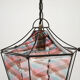 Murano Bianconi glass lantern suspension for Venini circa 1950