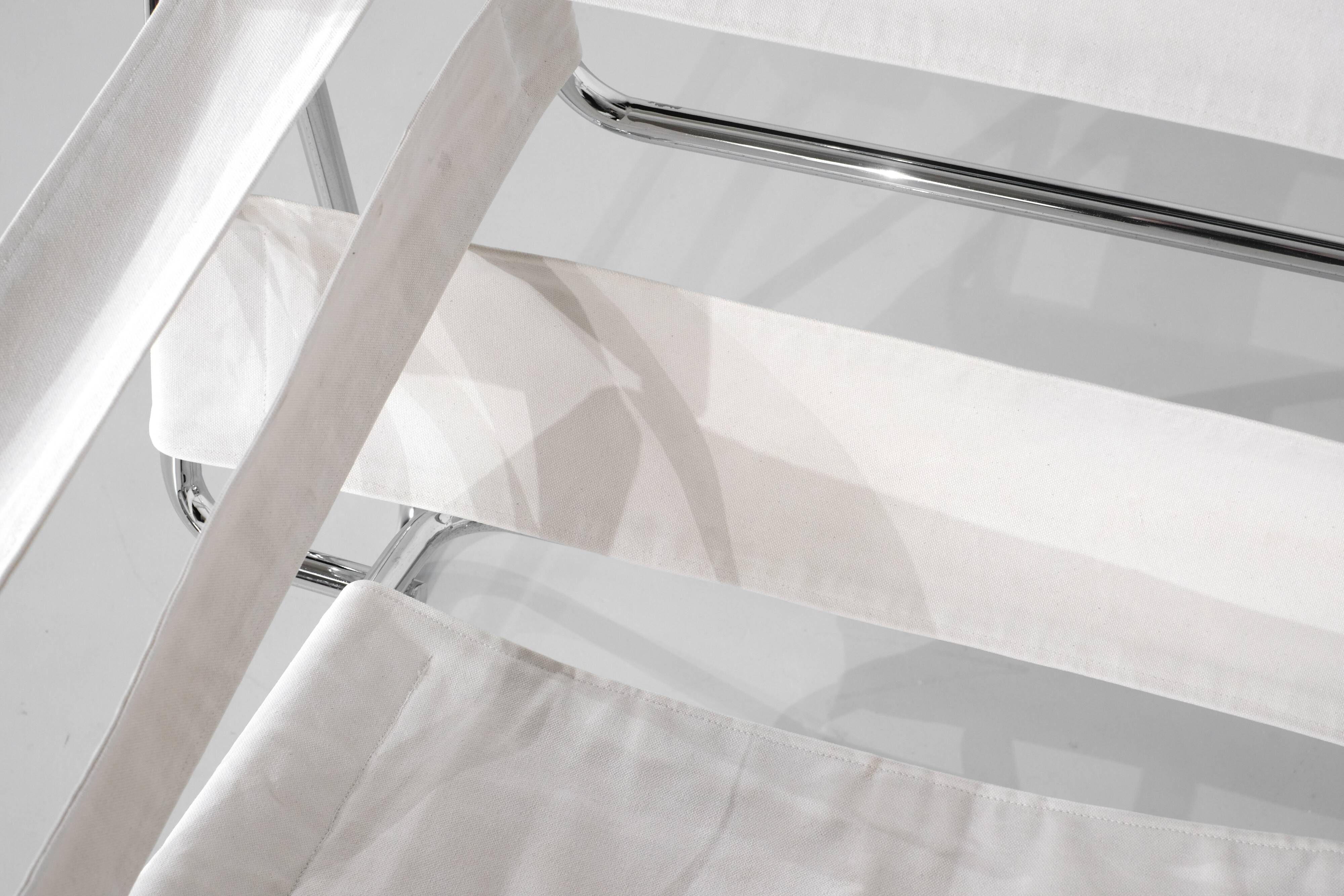 "B3 Wassily" armchair in fabric by Marcel Breuer for Bononia, Italy