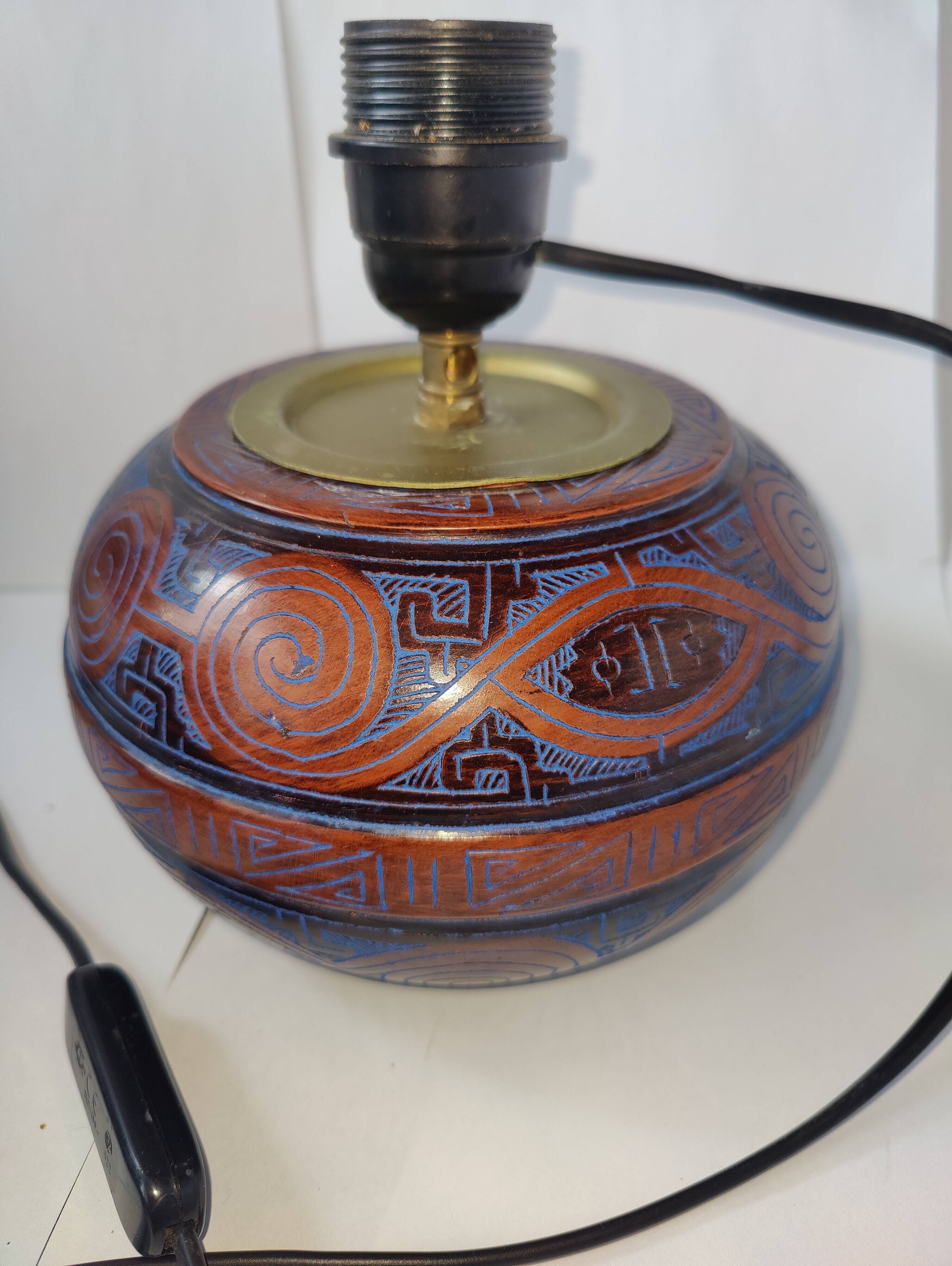 Lampe terre cuite de Marivaldo Brazil