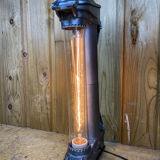 Wall lamp metal and tubular glass