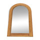 Vintage bamboo rattan mirror 1960 Italy