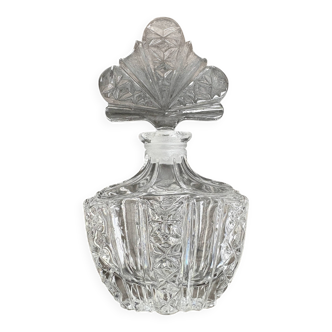 Vintage cut glass perfume bottle