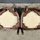 Paire de chaises gondoles en acajou, époque restauration – 1ère partie xixe