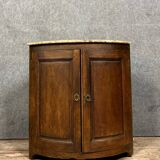 Solid wood corner cabinet from the Louis XIV period