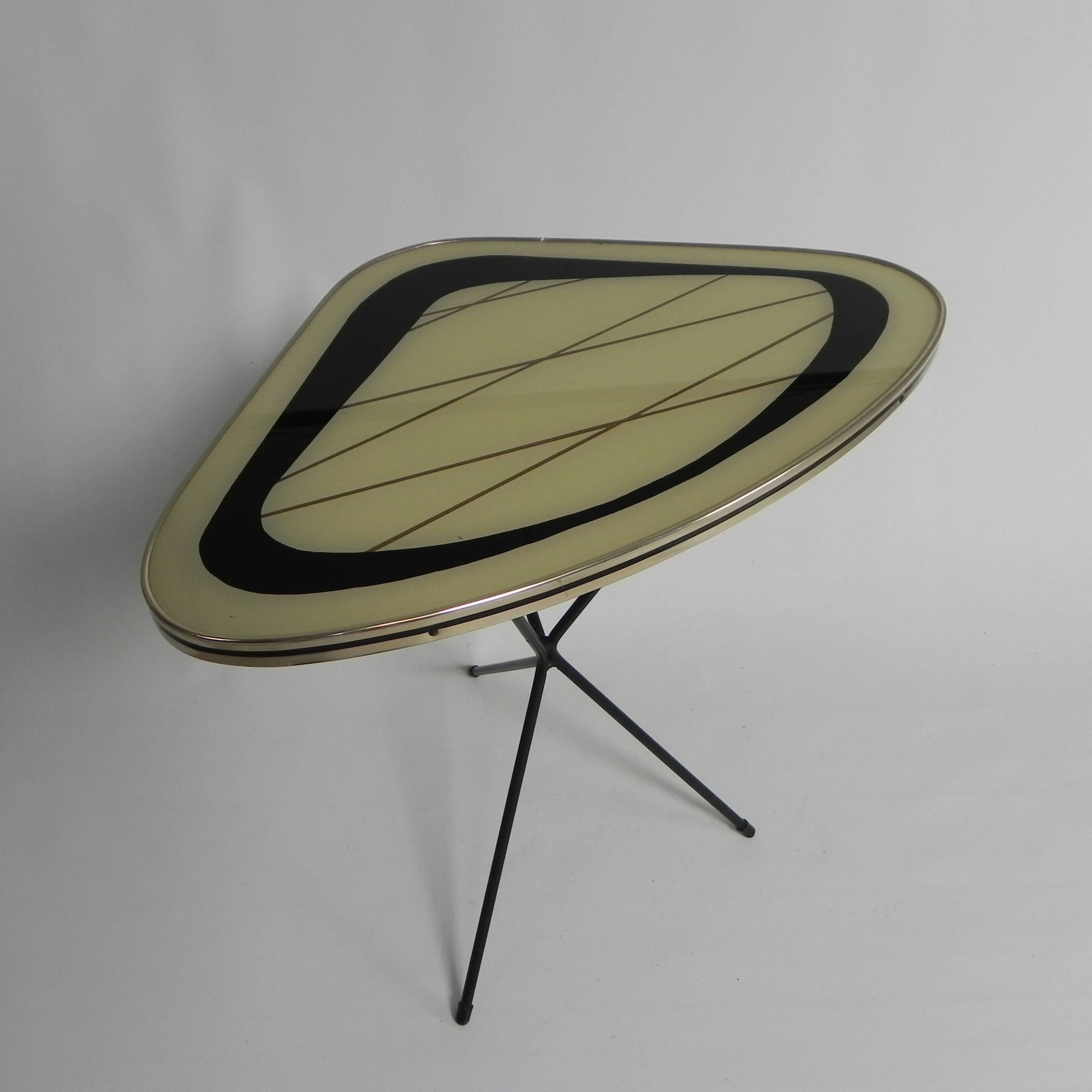 Erdal side table with three legs, 1950s