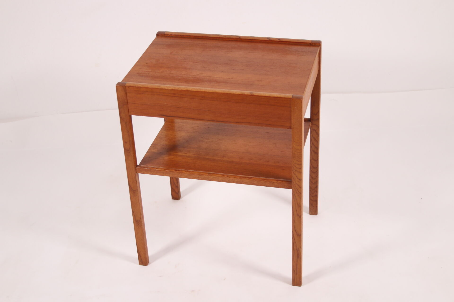 Vintage teak bedside table from Scandinavia