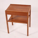Vintage teak bedside table from Scandinavia