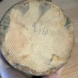 Jam jar with pear pattern Savoyard pottery