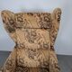 Mid-Century Czechoslovak Plush Wingback Recliner Chair, 1970s
