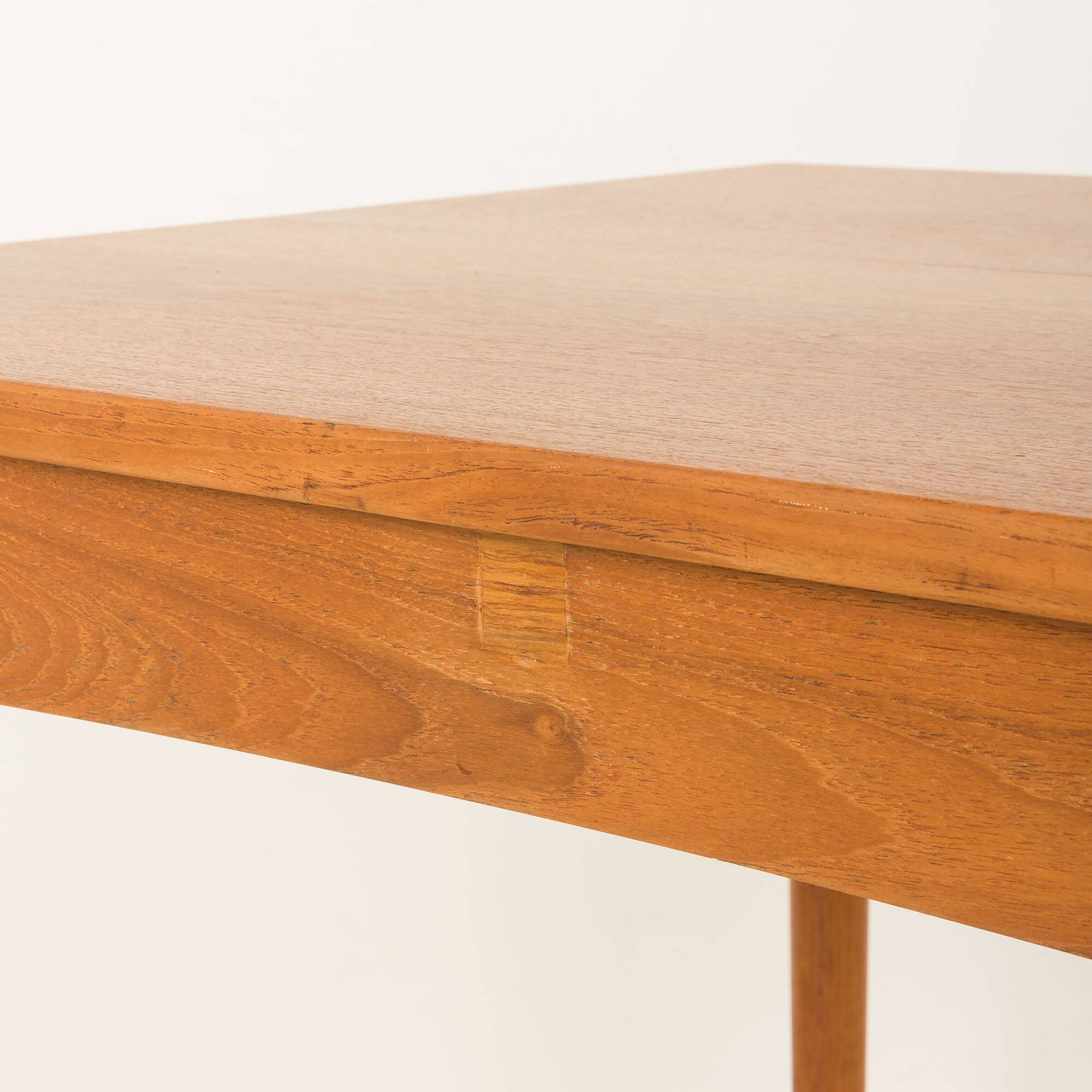 Small square exendable vintage teak table,Denmark|1960s