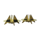 Vintage Candle Holders by Pierre Forsell for Skultana, 1950's