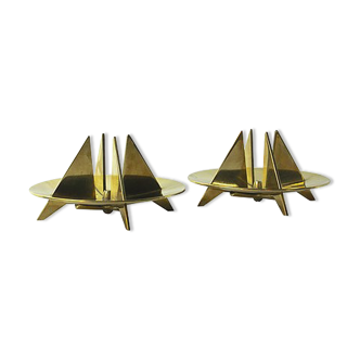 Bougeoirs Vintage par Pierre Forsell pour Skultana, 1950