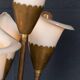 VINTAGE 20thC ITALIAN CALLA FLOOR LAMP BY ANGELO LELLI FOR ARREDOLUCE c1960