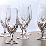 6 grands verres en cristal Royal