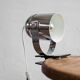 Silver Combi Lux Clamp Lamp by Stanislav Indra for Lidokov Czechoslovakia, 1970s