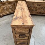 Pair of brutalist sideboards