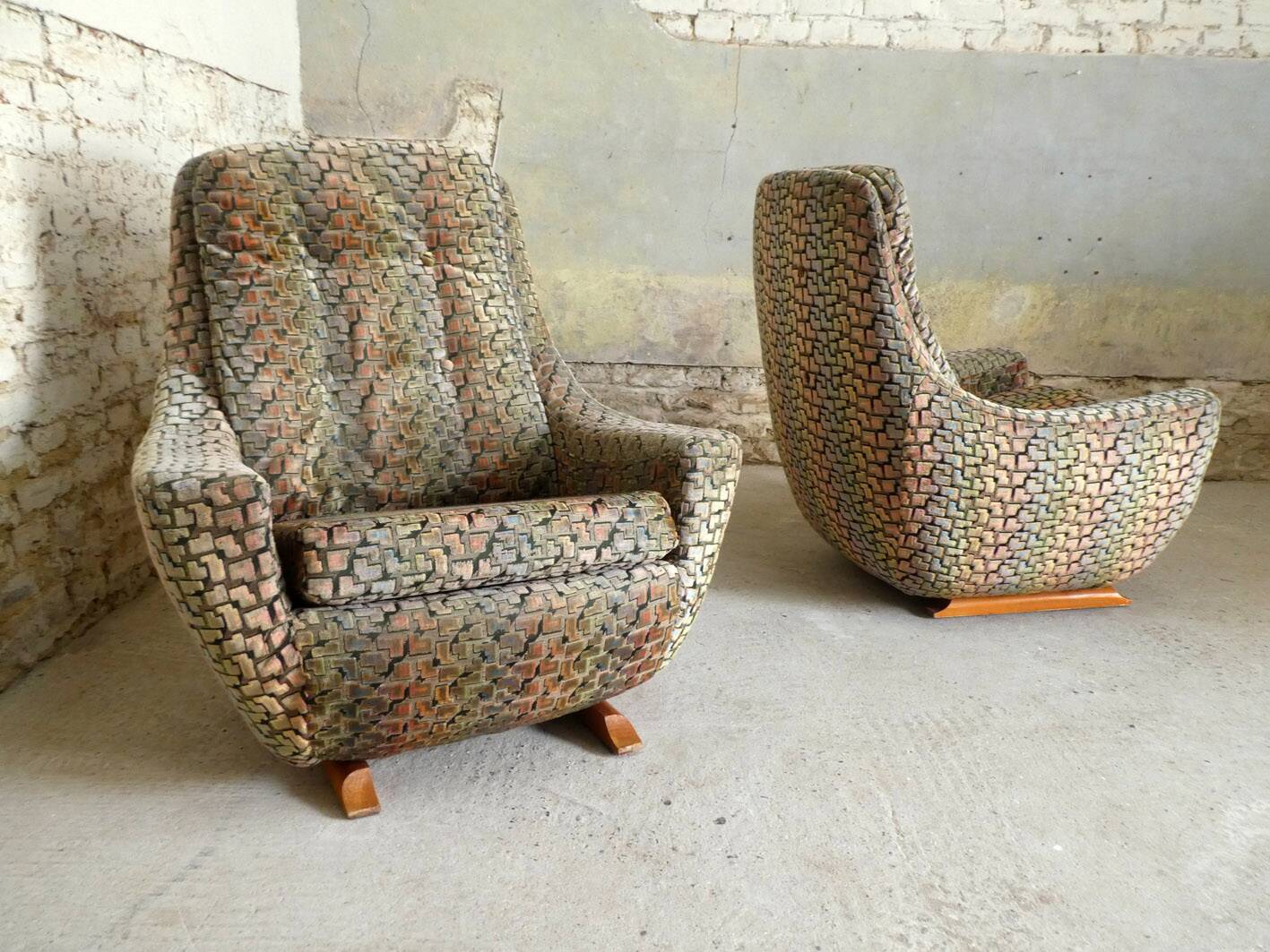 Pair of armchairs, 1970