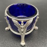 Pair of salerons in silver 925 goldsmith Antoine Cosson